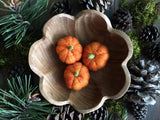Felted wool pumpkins, set of 25, Salamander Orange