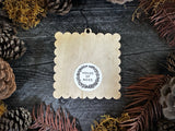 Mini framed wall art ornament, Thanksgiving Pumpkin Pie