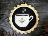 Mini framed wall art ornament, Teacup