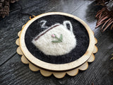 Mini framed wall art ornament, Teacup