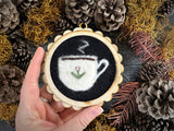 Mini framed wall art ornament, Teacup