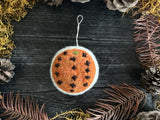 Round ornament, Orange Pomander Ball